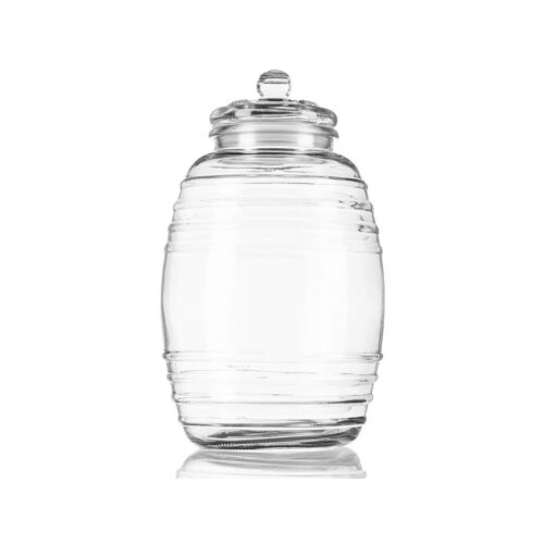 Barril Vitrolero de Vidrio c/tapa Hermetica 8 L - CASEROX