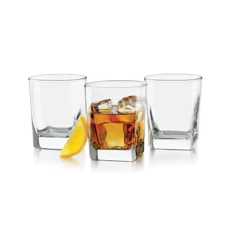 Set 12 Vaso City Dof cuadrado 360ml - Crisa