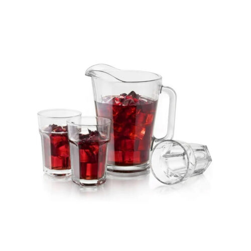 Set Jarra con vasos 7 piezas New York - CRISA