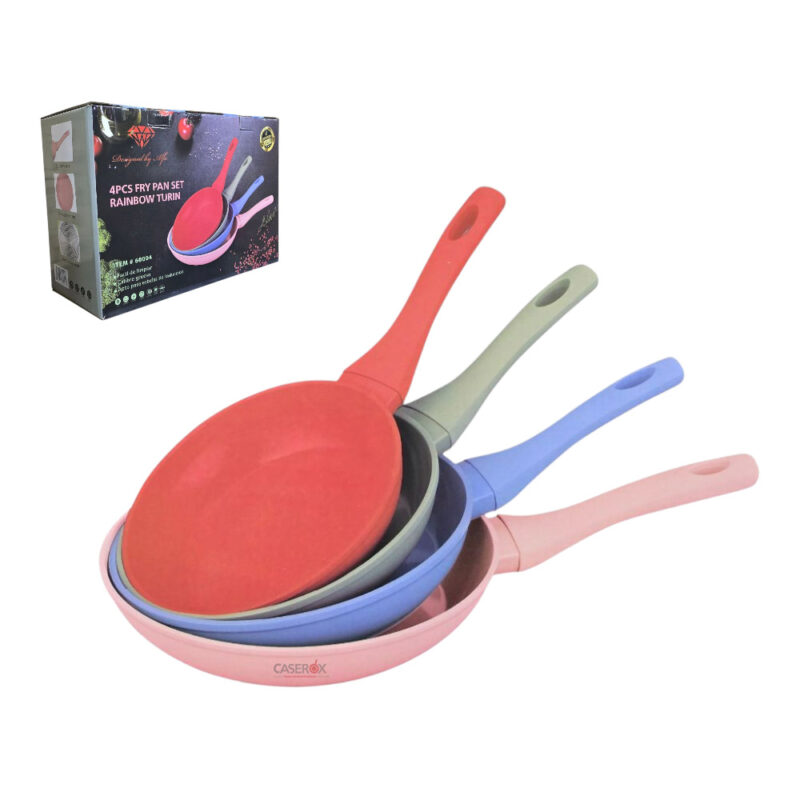 Set 4 Sartenes Aluminio c/Antiadherente Ceramica TURIN - ALFA - Image 3