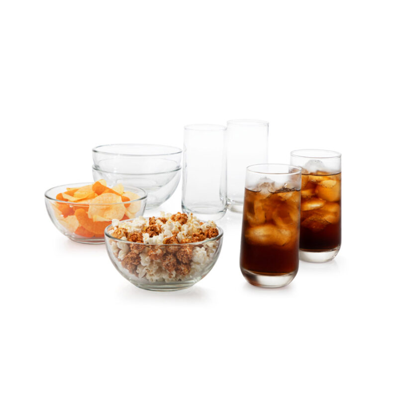 Set de Servicio tazones y vasos 8pzas KOBA - Crisa - Image 2