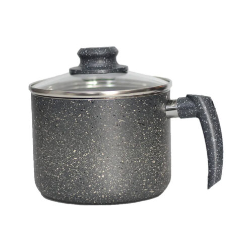 Pocillo aluminio c/antiadherente marmol y tapa 2.8L - YJD