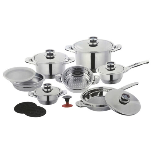 Bateria Acero Inoxidable 16pzas 12 capas - BUONA QCINA